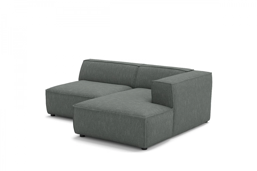 Model MODULARIS WB (wysoki bok) - Modularis WB sofa 1,5 osobowa + longchair prawy